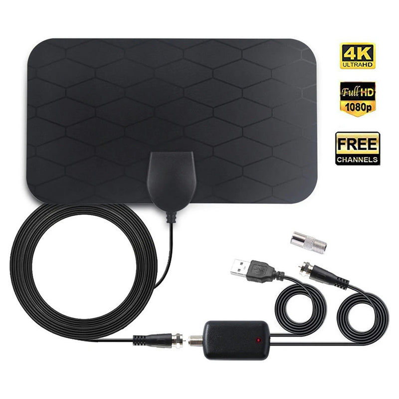 Best Indoor Amplified TV Antenna - 1500 Miles Digital 4K & HDTV Antenna Booster