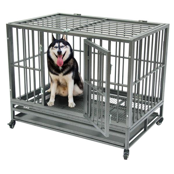 Heavy Duty Dog and Cat Kennel - Escape Proof Crate